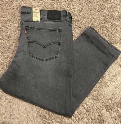 Levi's 541 Athletic Taper Jeans Gray W Stretch Big & Tall 46X29 RT$79.5 0078