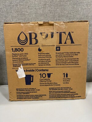 BRITA Large 10 Cup Pitcher / Cup Filter - Black