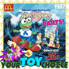 McDonald's 1987 MUPPET BABIES Jim Henson CARTOON Baby Your TOY or PART Choice