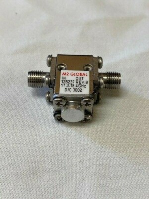 M2 Global Isolator 128237 REV-B 17.3-18.4 GHz D/C 3002