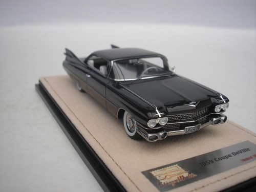 CADILLAC COUPE DEVILLE 1959 BLACK 1/43 GLM STAMP MODELS STM59604 NEW - Picture 4 of 7