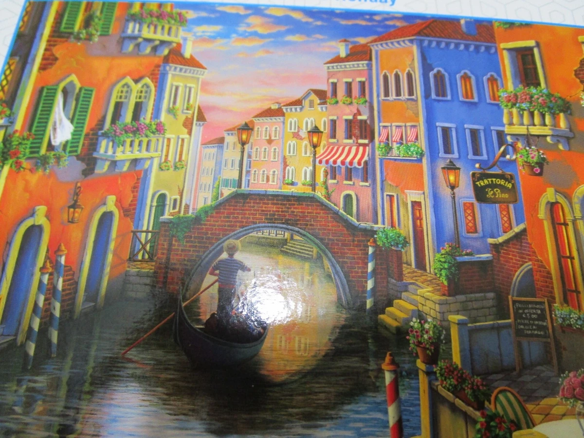 SUNSET IN VENICE Romantic Holiday 1000 Piece Jigsaw Puzzle SURE LOX 2019