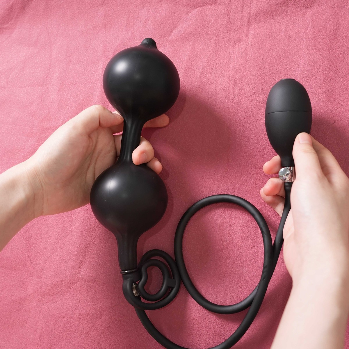 aufpump dildo Anal Plug String main image 0