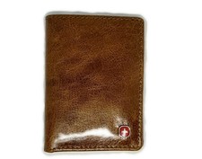 Men's Swiss Genuine Leather Bifold Wallet Credit Card Id Purse Magnetic Closure