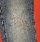 🌟 Love Fire Women's Juniors Size 12 Blue Skinny Medium Wash Stretch Denim Jeans — photo 2