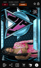 Bianca Belair 873cc Relic Iconic Vitality 2025 WWE Topps Slam Digital