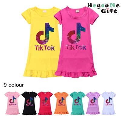 2020 TIK TOK Sumer Home Pajamas Tops 
