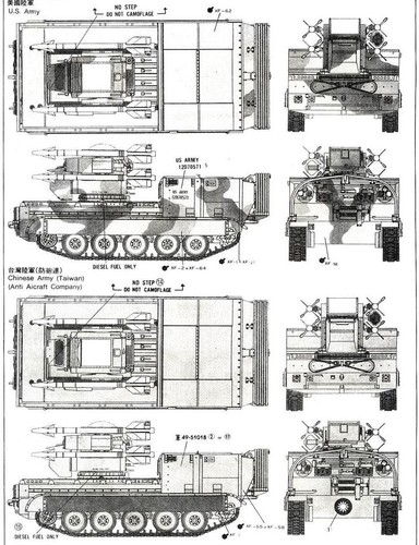 AFV Club 1/35 M730A1 Chaparral Air Defense Missile System Plastic Kit AF35002 - Picture 5 of 5