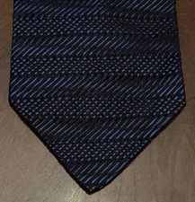 Pavone Blue Black Hand Made 100 Silk Men  s Nwck Tie Made In Italy