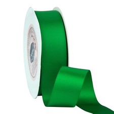 Emerald Green Double Face Satin Ribbon 1" x 25 Yards Wedding Gift Bouquet