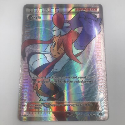 Skyla 122 122 Pokemon Tcg Xy Breakpoint Full Art Trainer Supporter Ultra Rare Ebay