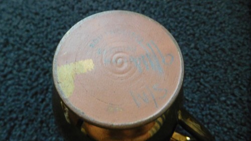 Vintage Welsh Pottery Cooper Lustre Jug Creigiau Pottery Wales Milk Jug/ Creamer - Picture 6 of 7