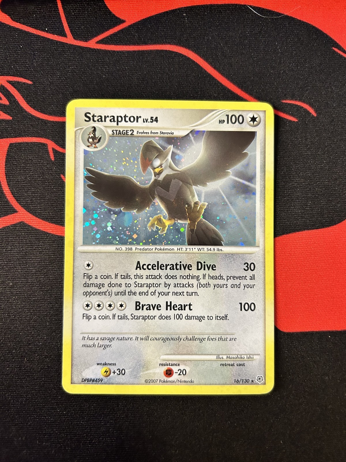 Staraptor 16/130 Holo LP