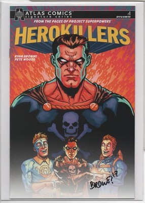 PROJECT SUPERPOWERS: HERO KILLERS #1 - ATLAS SIGNATURE SERIES W/COA   DAREDEVIL