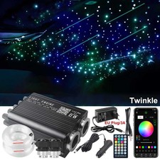 RGB Twinkle & Meteor Sternenhimmel 1200PC Glasfaser Licht für Auto/Decke/Theater