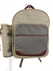 4-Person Canvas Picnic Backpack Set