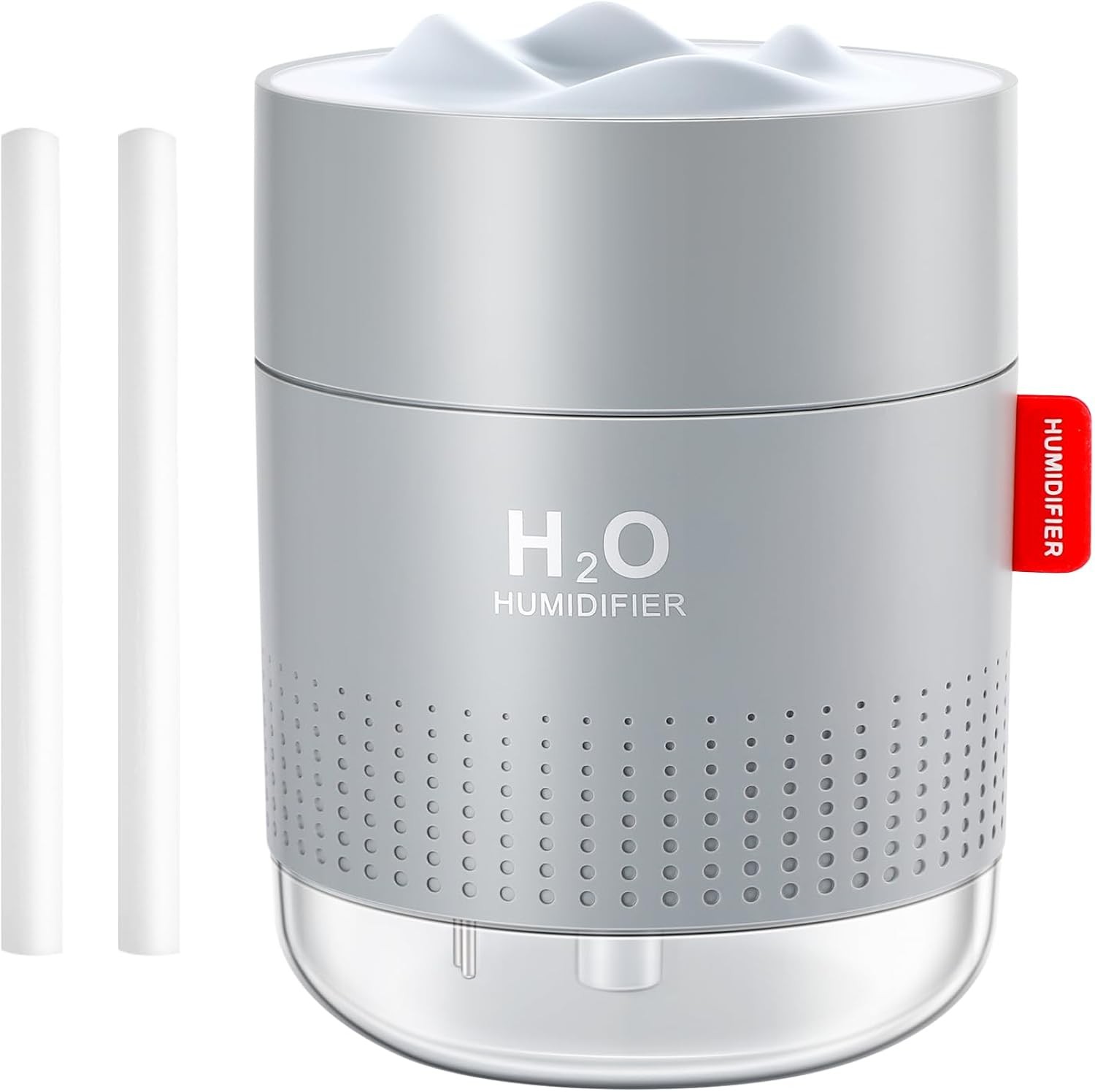 500ml Cool Mist Humidifier for Bedroom, Ultrasonic with Night Light, Auto