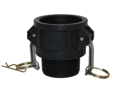 2'' Poly Camlock Fitting Type B Female Camlock x Male Pipe NPT