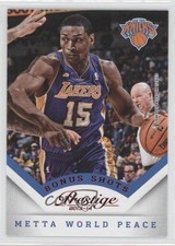 2013-14 Panini Prestige Red Bonus Shots Metta World Peace #52 o6n