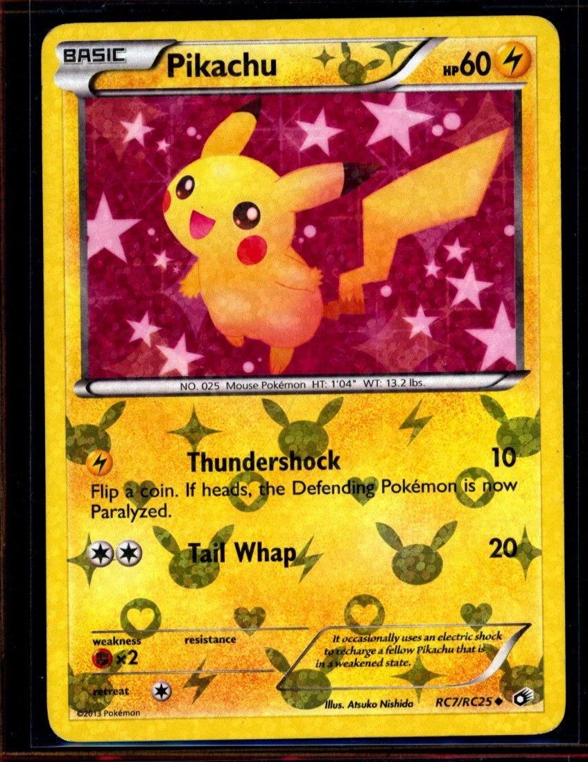 Pikachu #RC7/RC25 - Legendary Treasures Radiant LP TCG Pokemon 0102#296