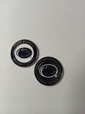 NCAA PENN STATE Double Sided 1" Diameter Golf Ball Marker