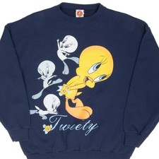 VINTAGE LOONEY TUNES TWEETY 1997 SWEATSHIRT LARGE MADE IN USA