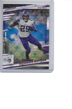 2022 Prestige Alexander Mattison Diamond Minnesota Vikings Football Card #191