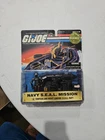 Navy SEAL Mission GI Joe Figure Set 1997 Torpedo Night Landing Raft Loose Bubble