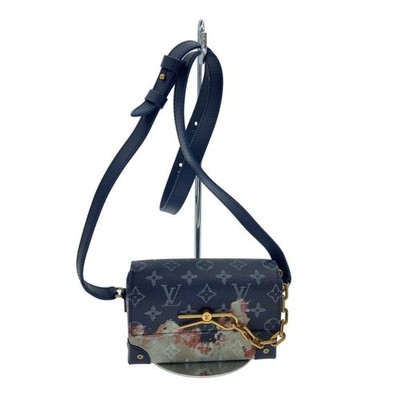 Louis Vuitton Bleach Steamer_Wearable Wallet Shoulder Bag Navy