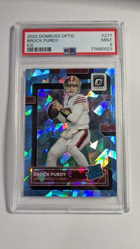 Brock Purdy [Ice] #277 2022 Panini Donruss Optic card