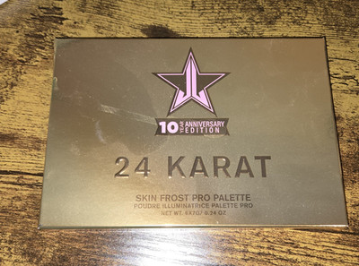Jeffree Star 24 Karat Skin Frost Pro Palette Shimmer Highlighter 6 Shades