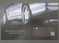1999 2-Page PRINT AD Mercedes Benz "And a million Others who think they do"