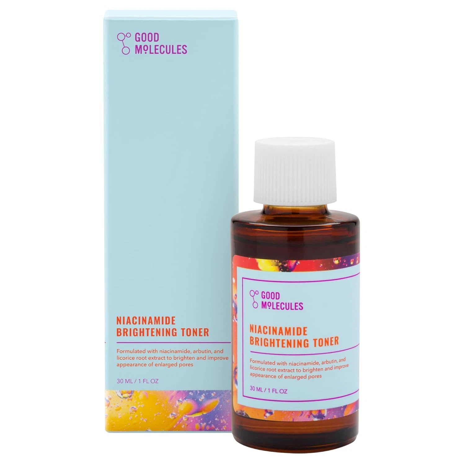 (Free Duty Tax) Good Molecules Niacinamide Brightening Toner - Toner for Fac