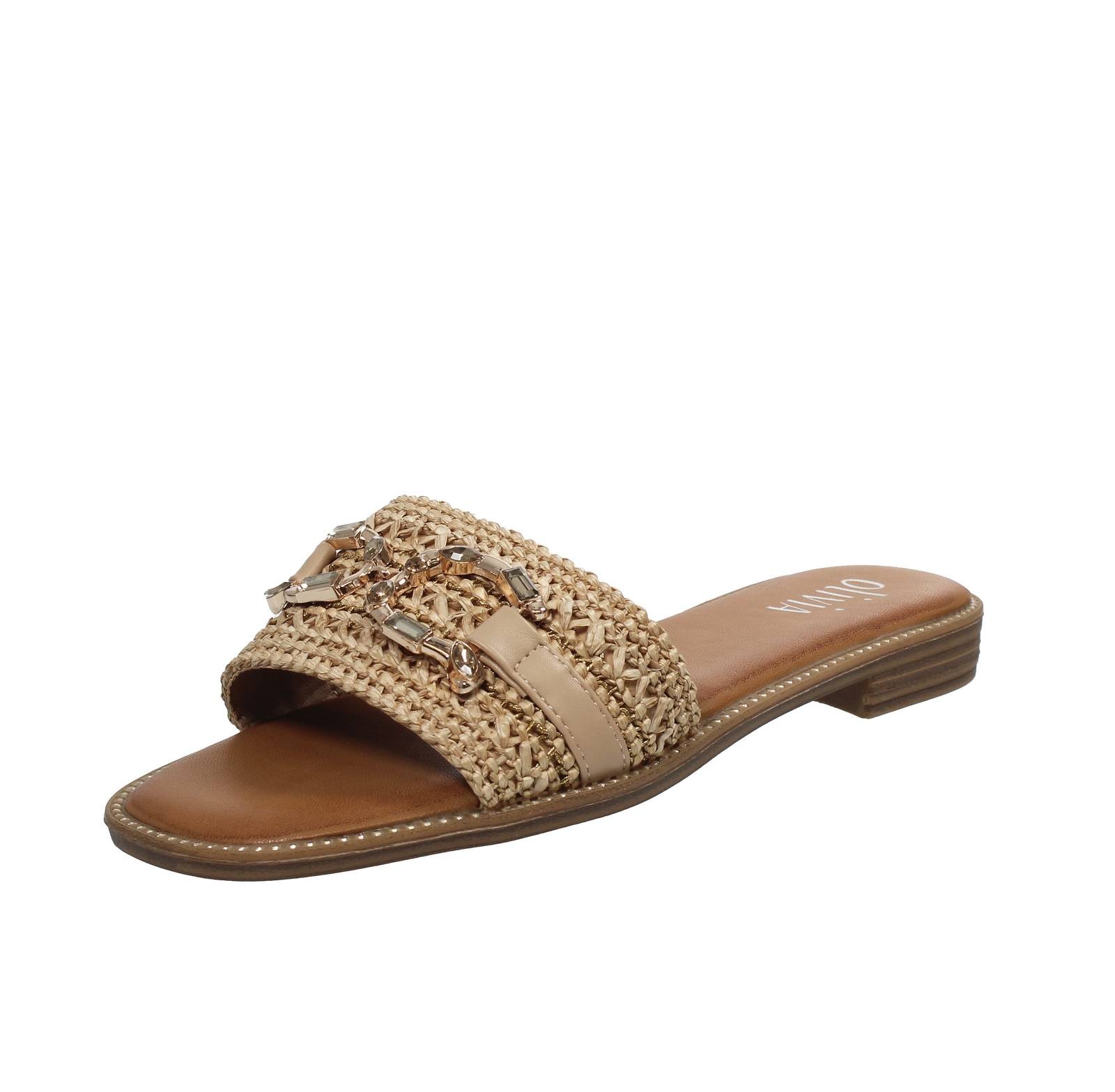 Марина Торрес Стоффпантоффельн хаки - Гроссе 38 Женский ансамбль Пантолеттен 6290₽