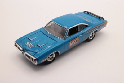 M2 Machines 1970 Dodge Super Bee NOS Nitrous Oxide Systems Blue 1:64 Loose Car