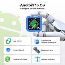 AORLYM P13 Android 16 13,4 Zoll Tablet 48GB+128GB 12000mAh 18W WiFi 5 Gemini AI