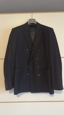 ALEXANDER McQUEEN Zweireiher Sakko / Blazer - Schwarz - Gr. 52 - Luxus