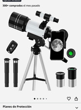 70mm Refractor Telescope FMC 15X-150X Tripod Phone Adapter Moon Filter