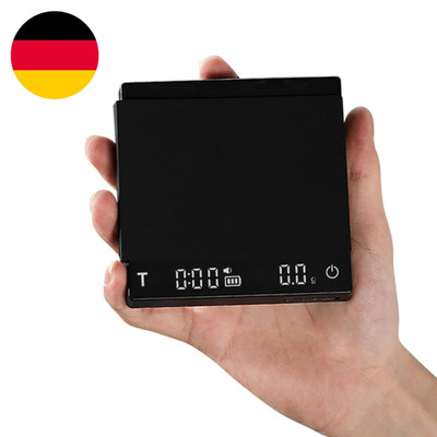 MHW-3BOMBER Mini Kaffewaage Mit Timer, Wiederaufladbare Espresso Waage Mit Schwe