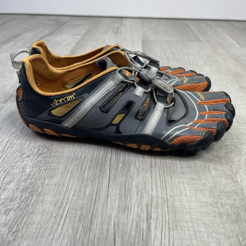 Vibram Five Fingers Trek Sport Sandals Shoes Orange EU 48 Men’s 14 Hiking S - Imagen 4 de 12