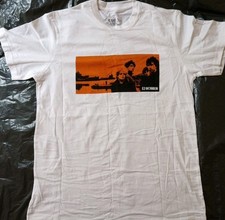 U2 October White And Orange Large Size Front And Back Printed Unworn T Shirt.
