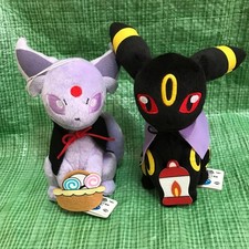 Pokemon Halloween Plush 2010 Espeon Umbreon Banpresto