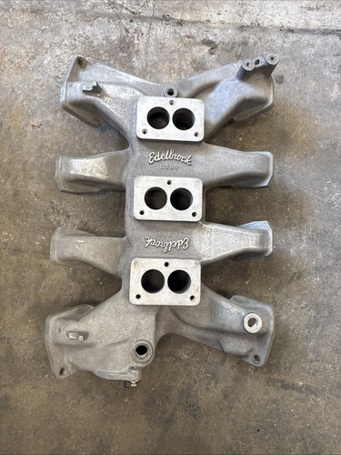 1958 1959 1960 Edelbrock M.e.l Lincoln 430 3x2 Aluminum Intake Manifold L300