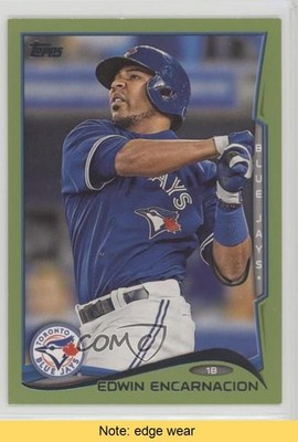 2014 Topps Retail Green Edwin Encarnacion #98 READ 3e3