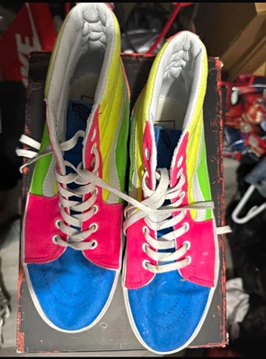 Vans X Crayola SK8-Hi Shoes Men\'s 8 Women’s 9.5 Multicolor High Top Sneakers VANS Sk8-Hi Multicolor for Sale | Authenticity Guaranteed | eBay main image 2