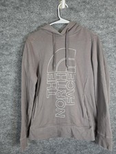 The North Face Hoodie Womens Large Gray Pullover Logo Half Dome Graphic NF0A3NVX
