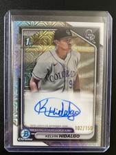 Kelvin Hidalgo 2024 Bowman Chrome 1st Mojo Refractor Auto /150 #CPA-KHI