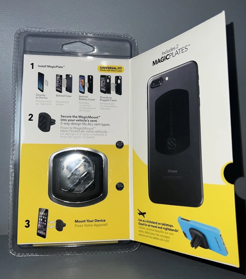 Scosche MagicMount™ Magnetic Vent Mount FOR MOBILE DEVICES, CAR MAGVM - Image 3 of 4