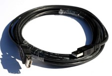 USB 2.0 Extension Cable A-Male to A-Female 15FT Black Passive