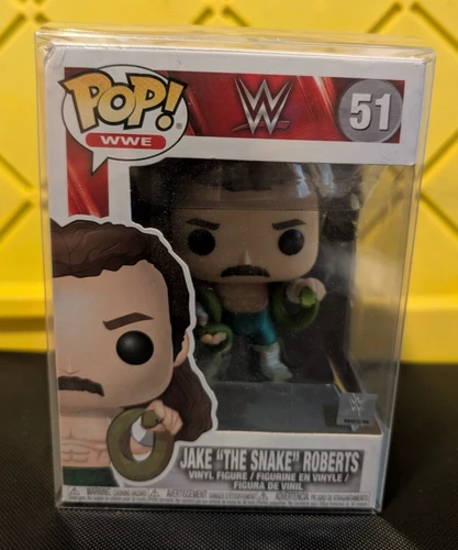 Funko Pop! WWE Jake the Snake Roberts #51 - w/ Soft Case (Retired)
